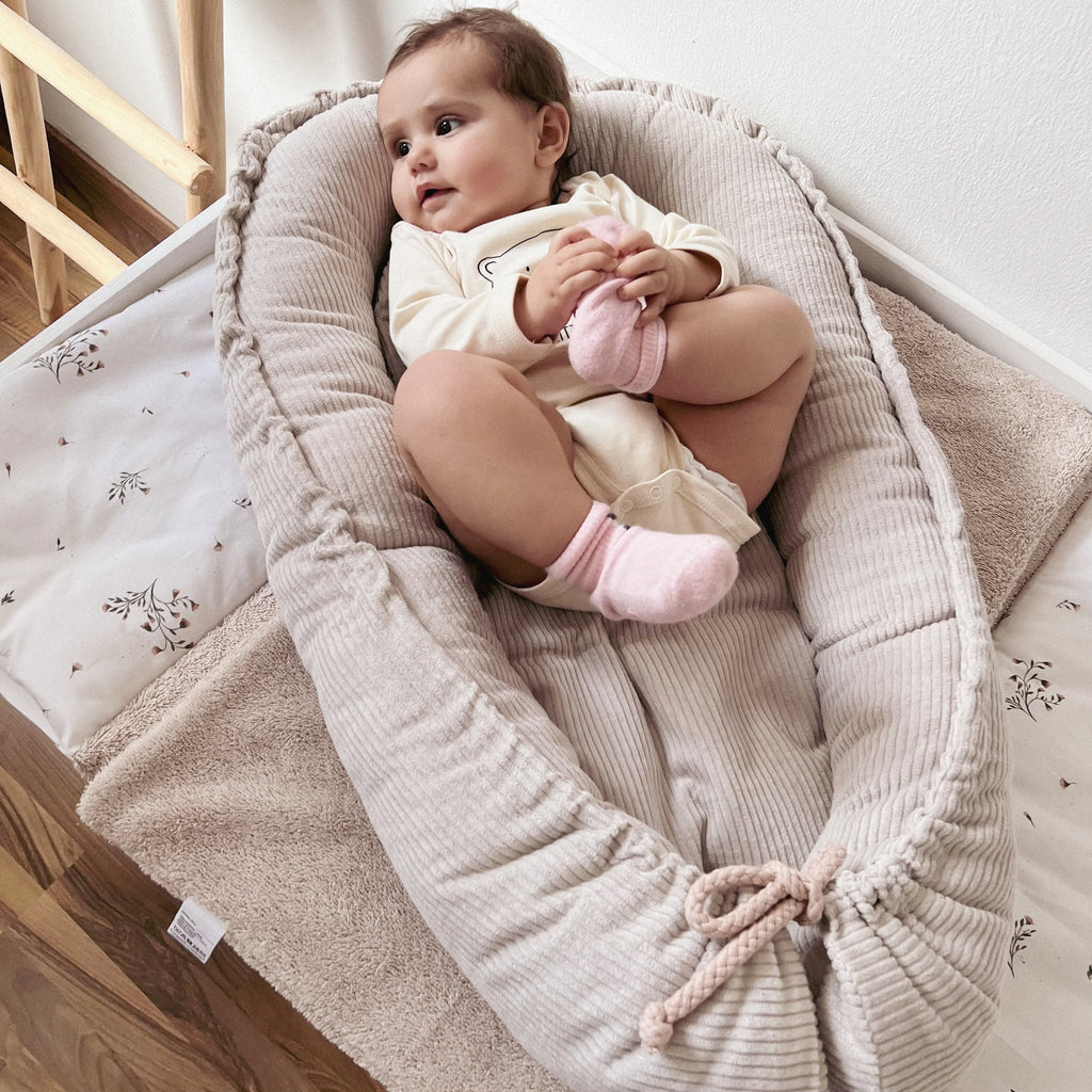 Nestchen Cord beige