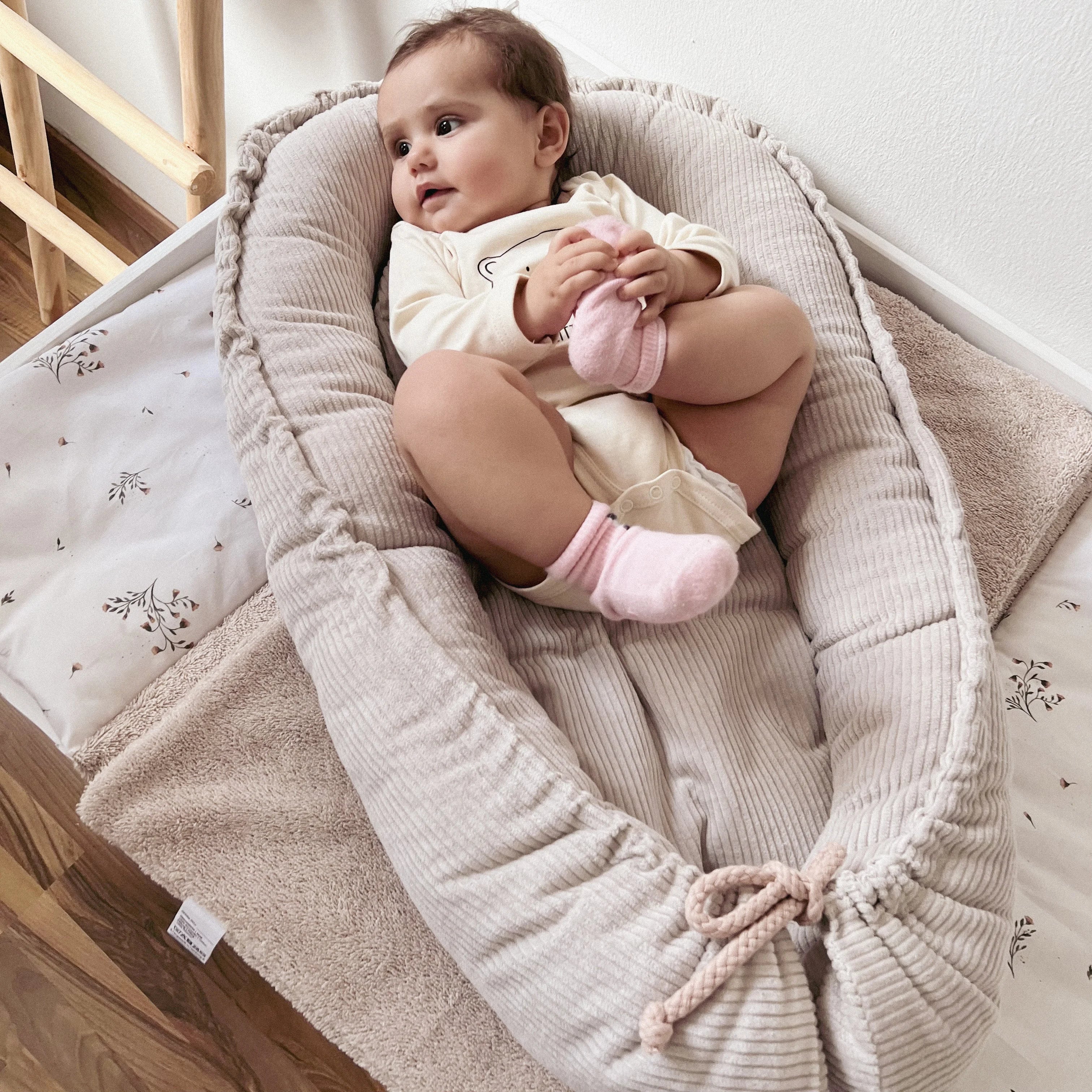 Nestchen Cord beige
