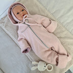 Bio Baumwoll Fleeceoverall rosa