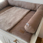 WICKELTISCHAUFLAGE CORD TAUPE