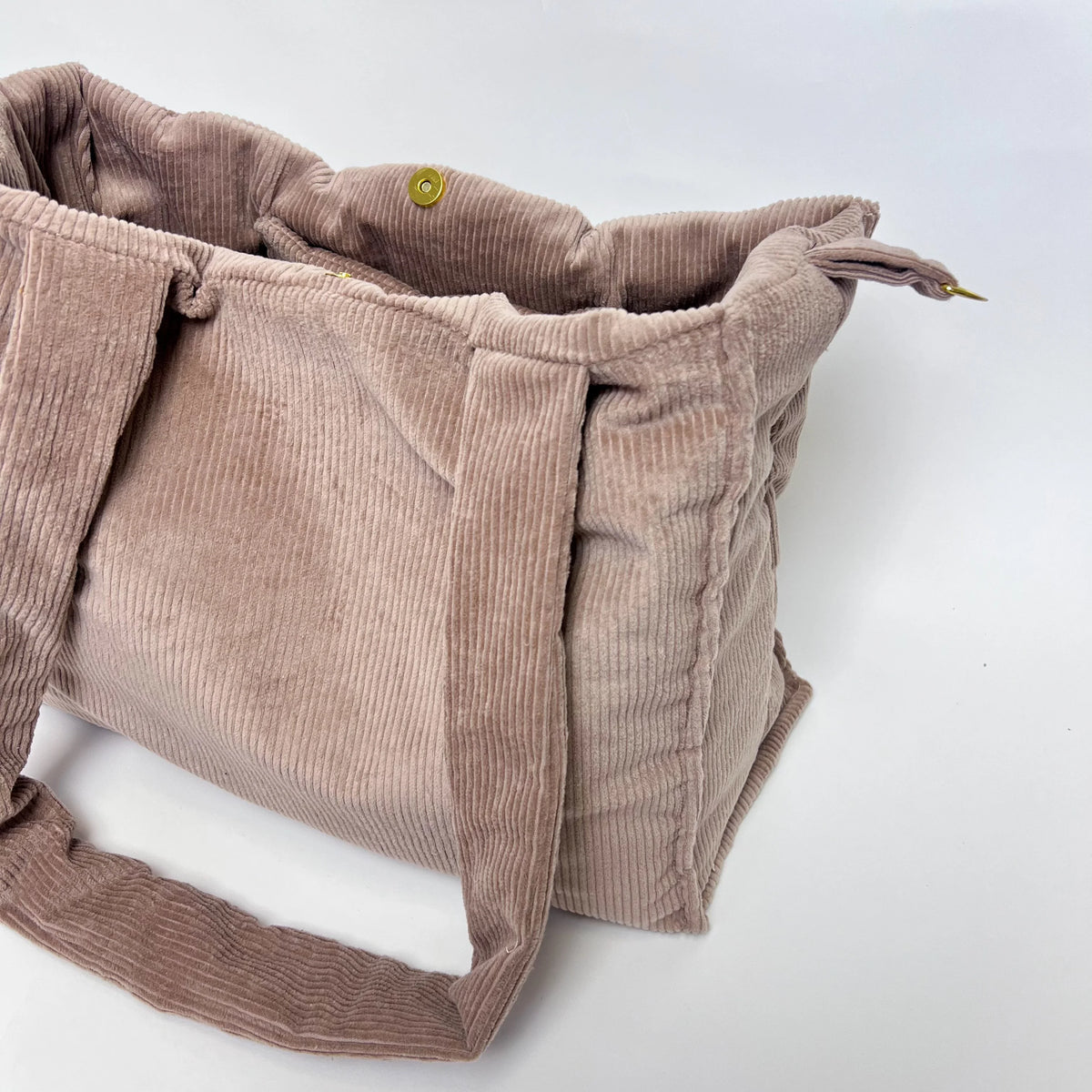 Wickeltasche I Shopper I Cord taupe I Mommy Bag