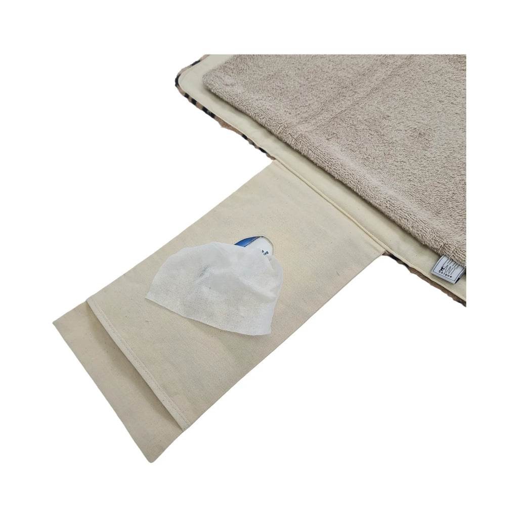 Wickelunterlage & Windeltasche 2in1 I für Unterwegs I Leo Teddy