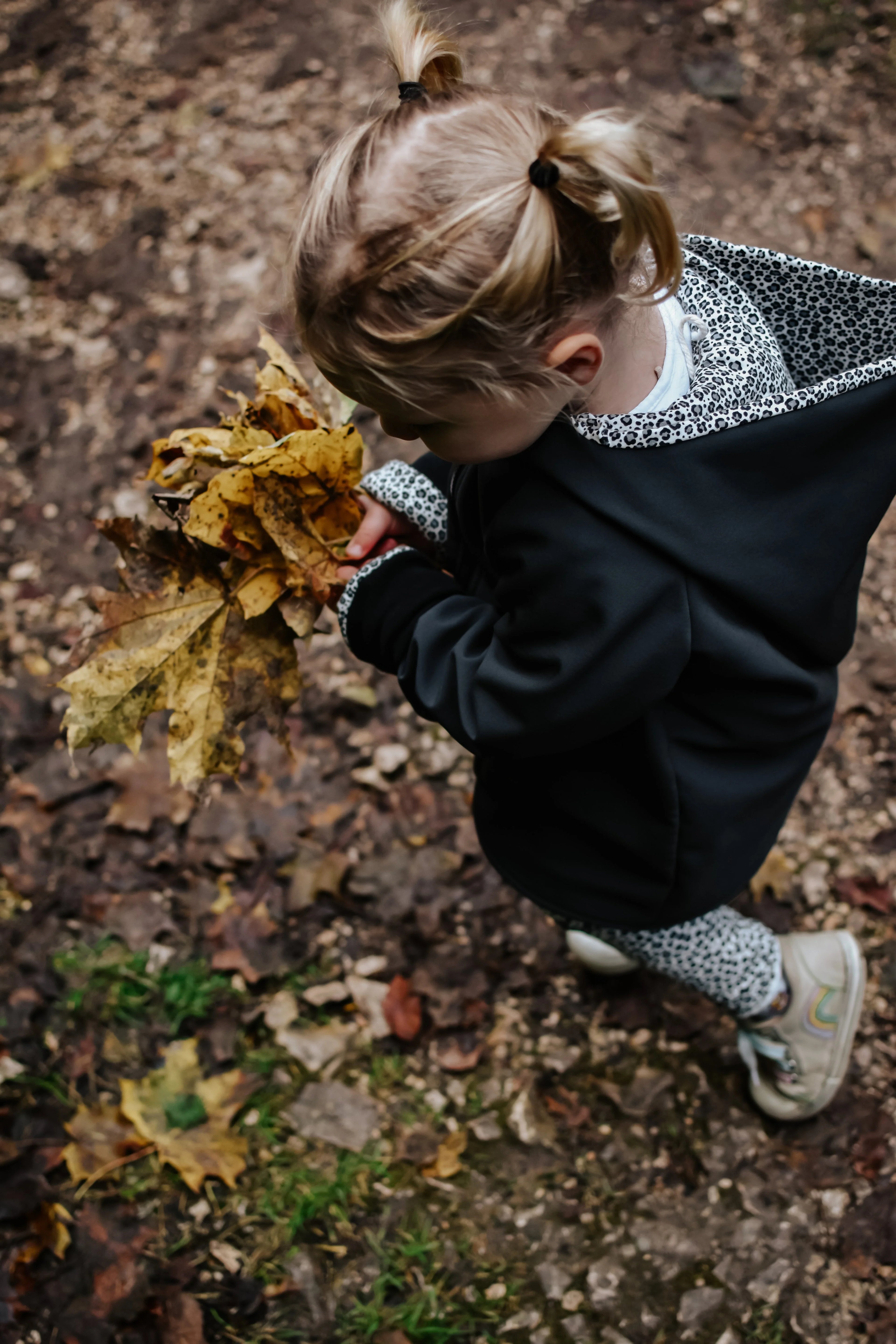 Jacke Softshelljacke Kinderjacke anthrazit und innen leo oder gestreift
