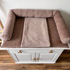 Bettschlange, Wickeltischumrandung Cord taupe