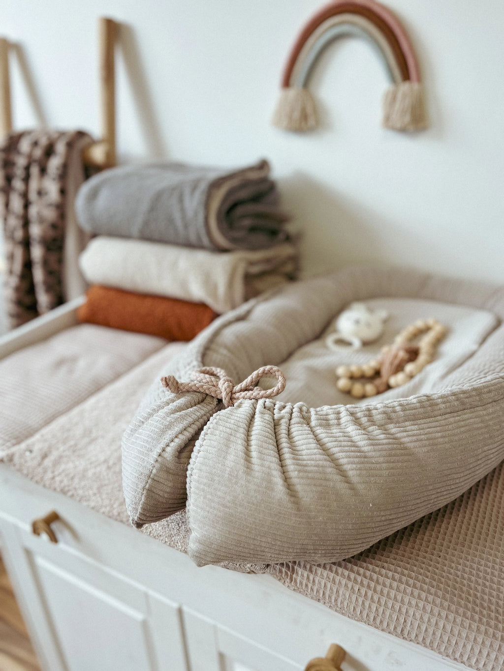 Babydecke I Kinderwagendecke I Kuscheldecke Teddy/Musselin
