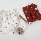 Bluse Baumwoll-Musselin Wildblume