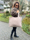 Wickeltasche I Shopper I Teddy beige I Mommy Bag
