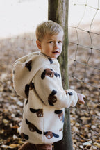 Teddyjacke Dackel  Winterjacke Teddy  Wintermantel Teddy
