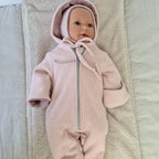Bio Baumwoll Fleeceoverall rosa