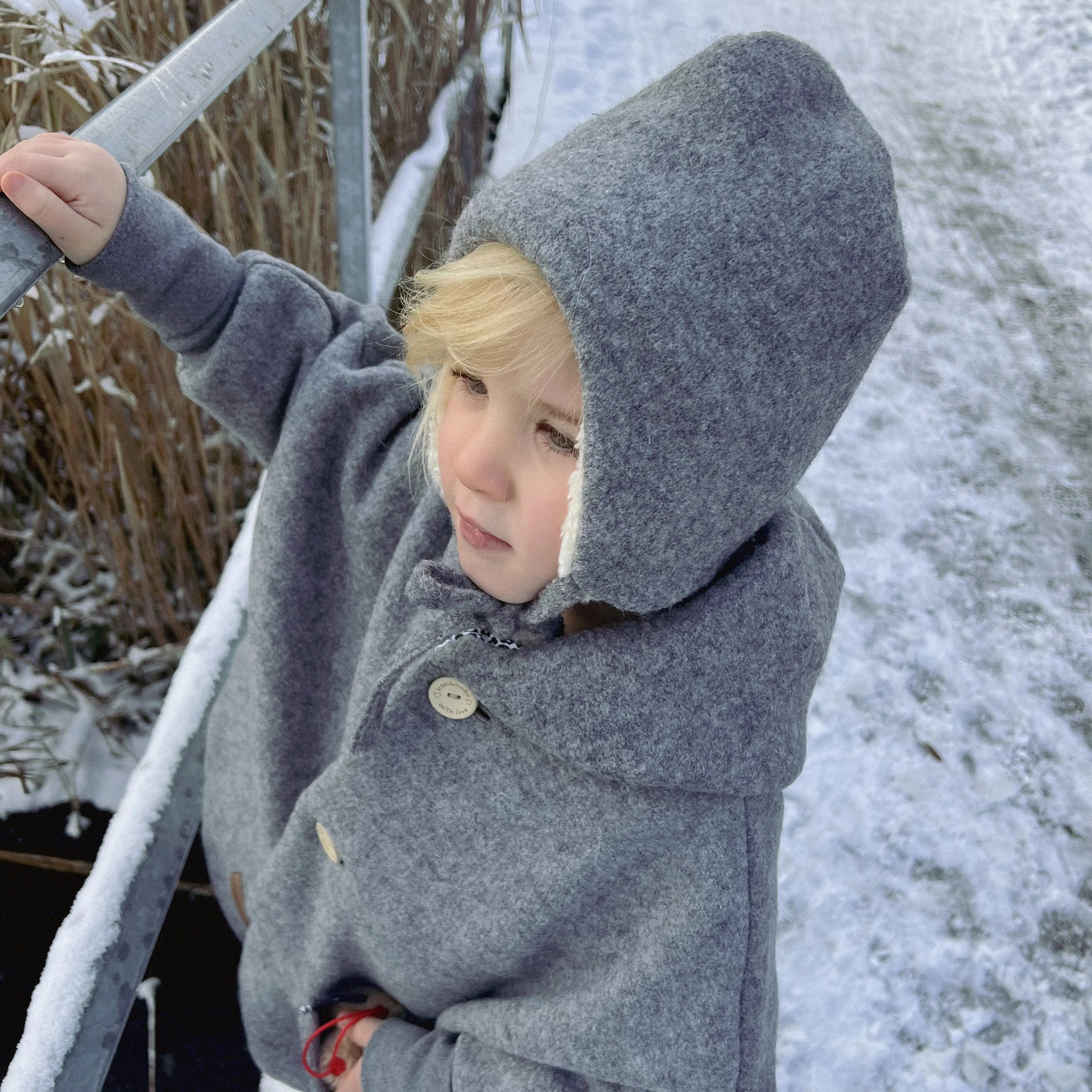 WALKMÜTZE MIT TEDDY GEFÜTTERT
