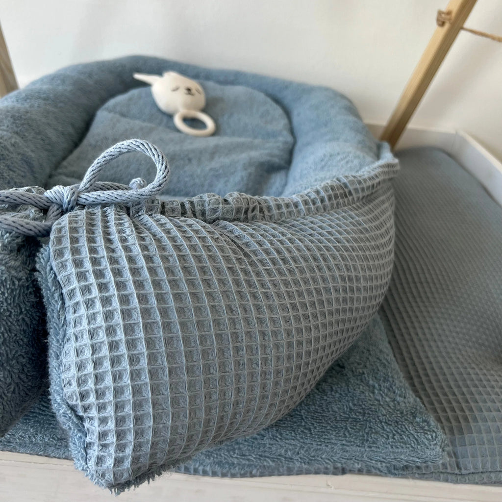 NestchenWaffelpique himmelblau