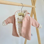 Newbornset Homecoming Bio-Baumwolle Rosa Pünktchen
