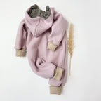 Walkoverall, Winteroverall Beige oder Rosa Leo