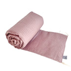 BABYBETTUMRANDUNG WAFFELPIQUE ROSA