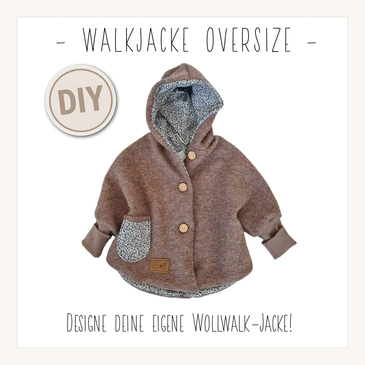 DIY Walkjacke Oversized
