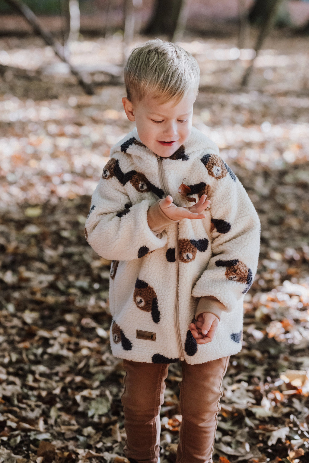 Teddyjacke Dackel  Winterjacke Teddy  Wintermantel Teddy