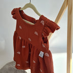 Kleid Baumwoll-Musselin Rainbow