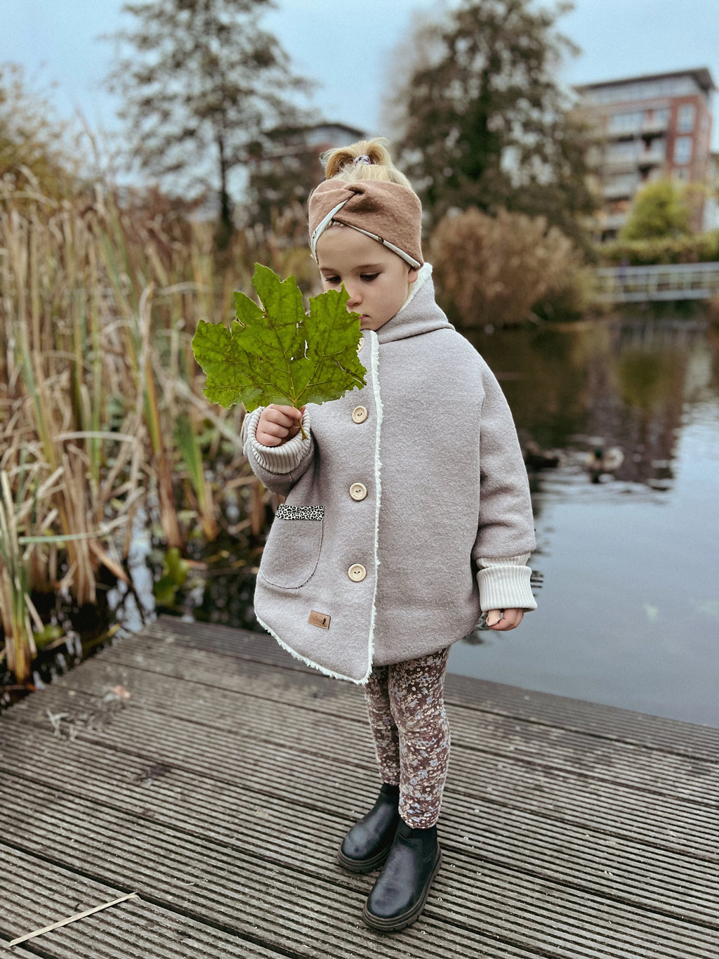 DIY Walkjacke Oversized  mit Teddyfell