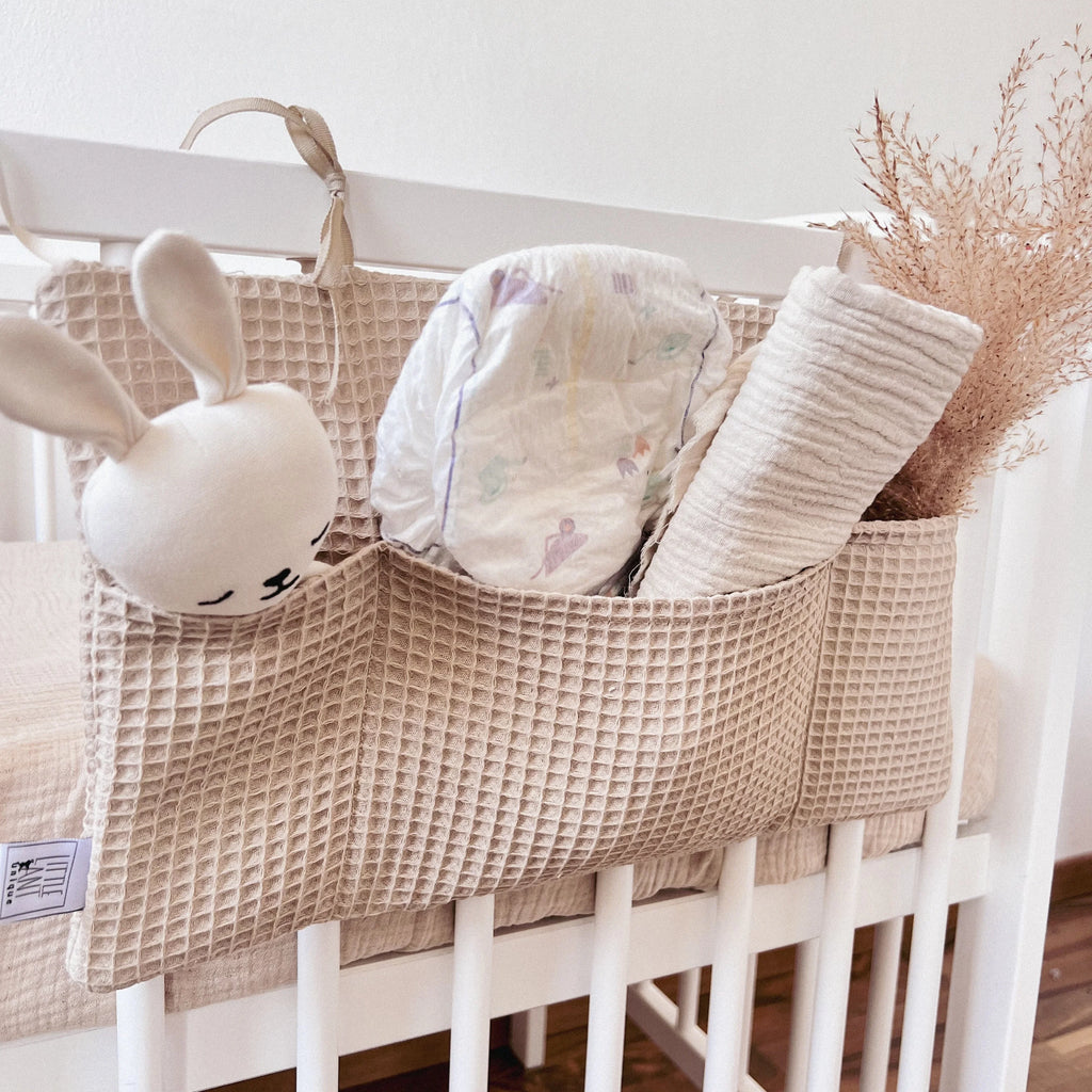 BABYBETTORGANIZER  WAFFELPIQUE BEIGE