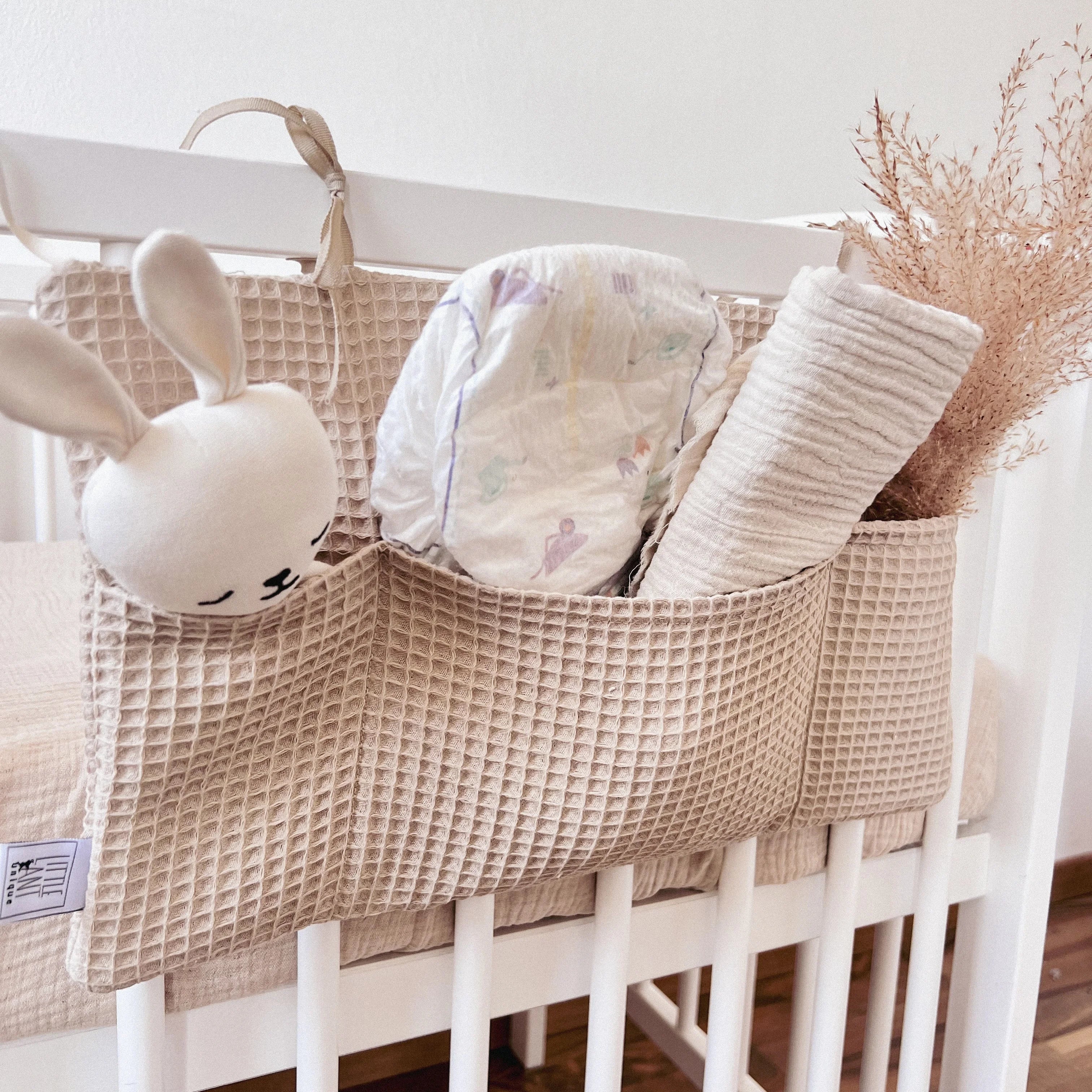 BABYBETTORGANIZER  WAFFELPIQUE BEIGE