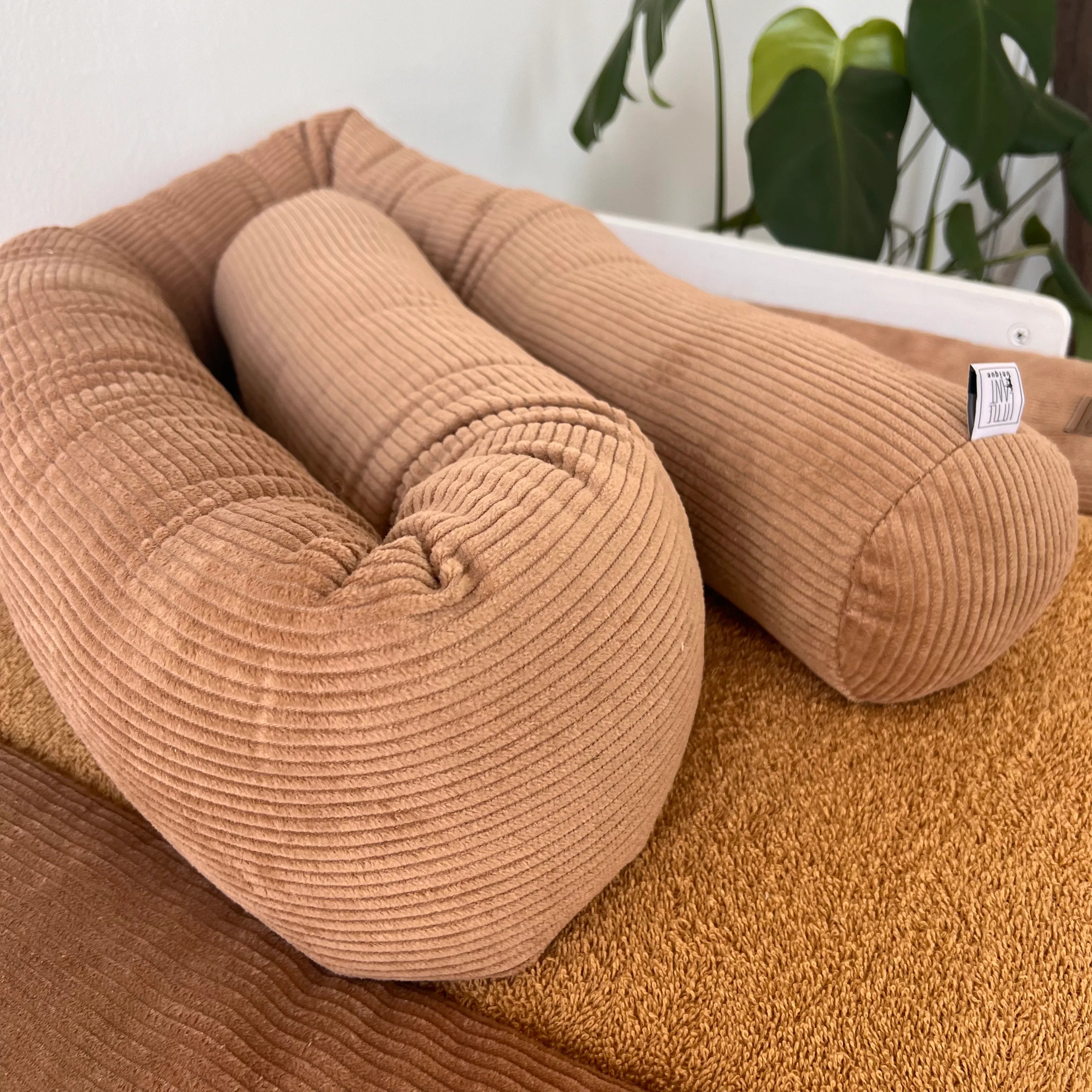 Bettschlange, Wickeltischumrandung cord camel