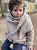 Halstuch, Spucktuch, Schnuffeltuch Musselin beige