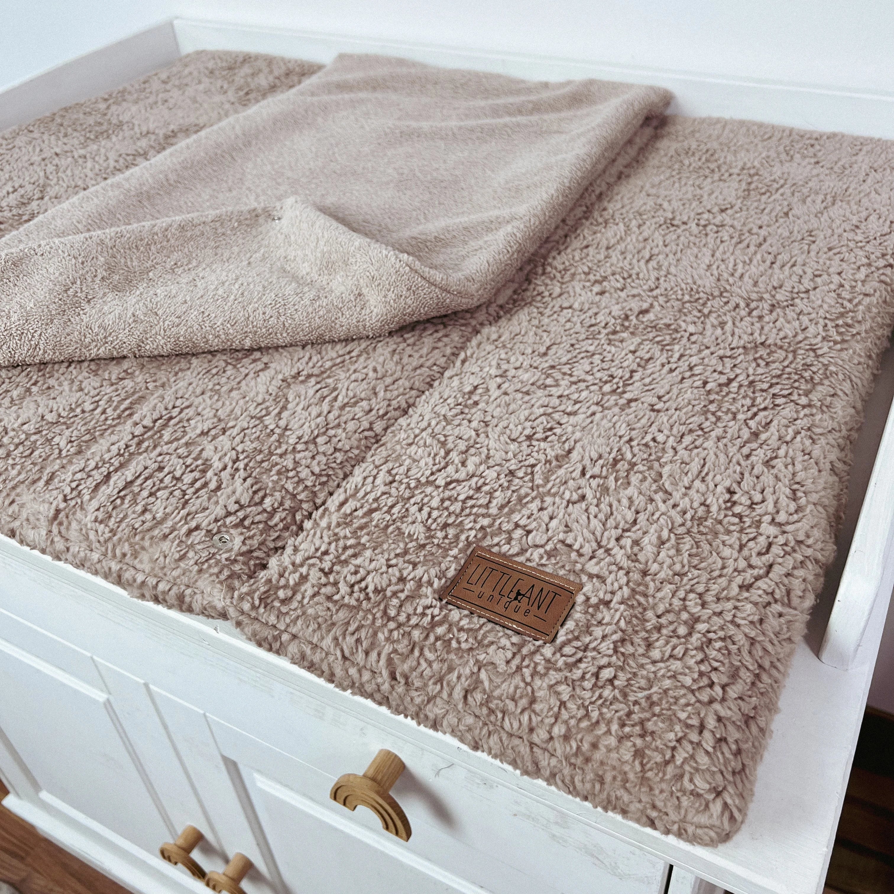 WICKELTISCHAUFLAGE TEDDY BEIGE