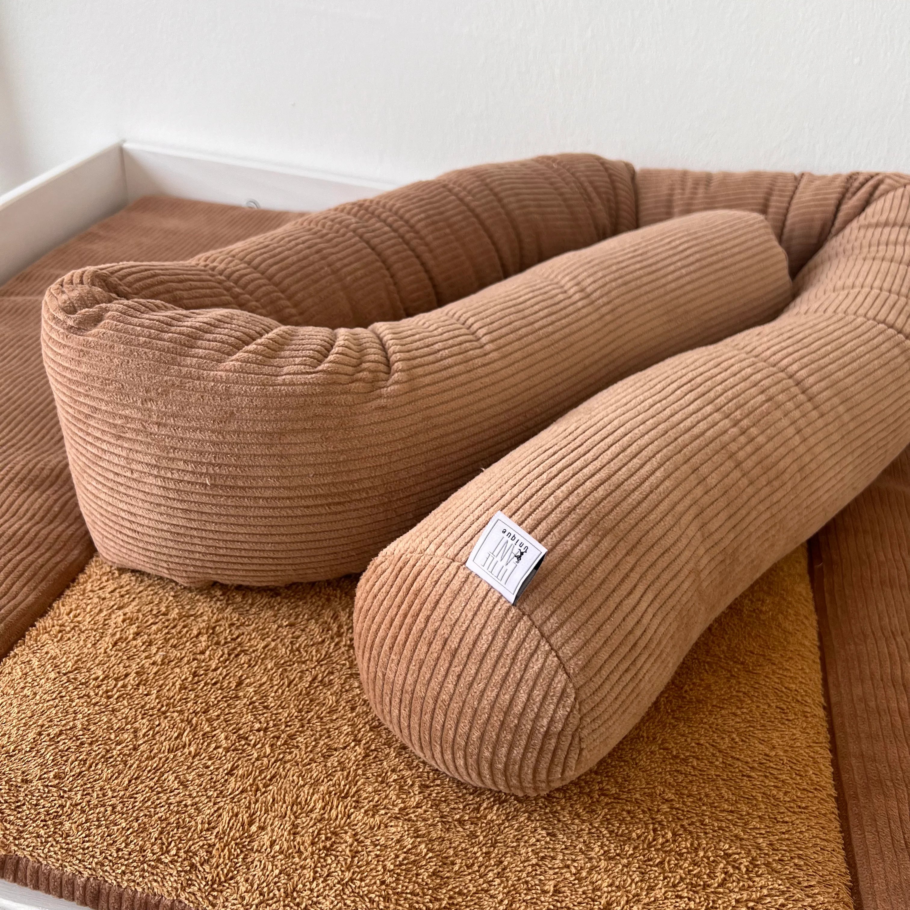 Bettschlange, Wickeltischumrandung cord camel