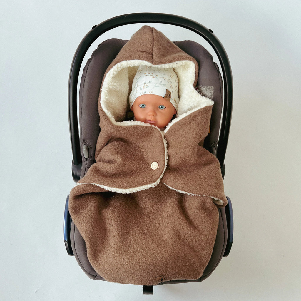 Einschlagdecke Camel Wollwalk/Teddy