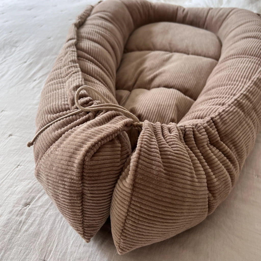 Nestchen Cord taupe