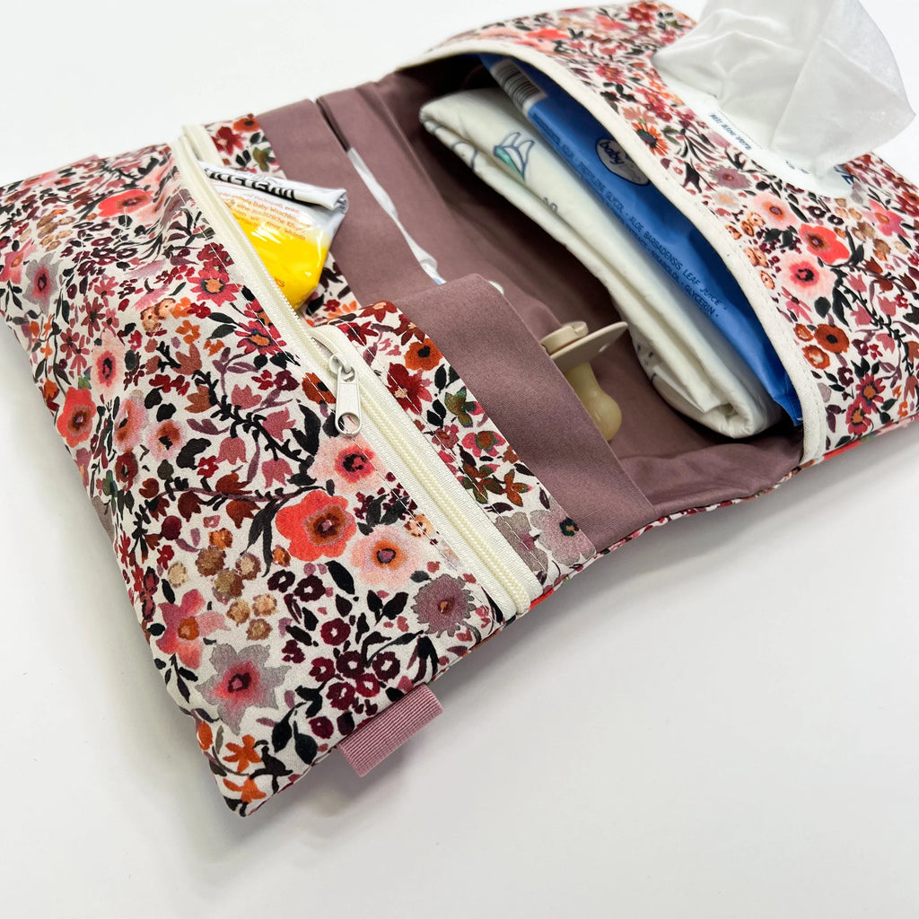 Wickeltasche Windeltasche Flowers Coral