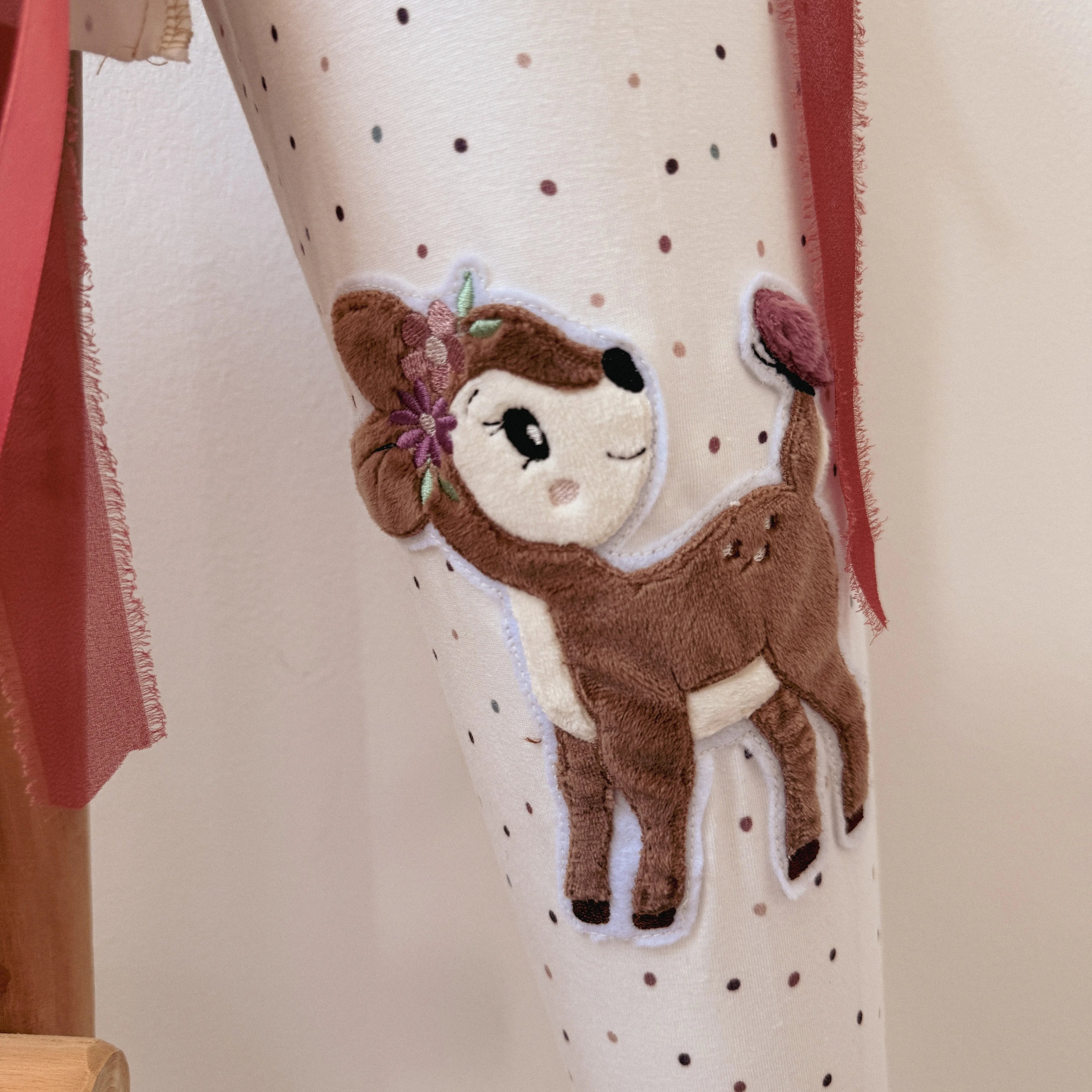 SCHULTÜTE REH BUNTE PUNKTE