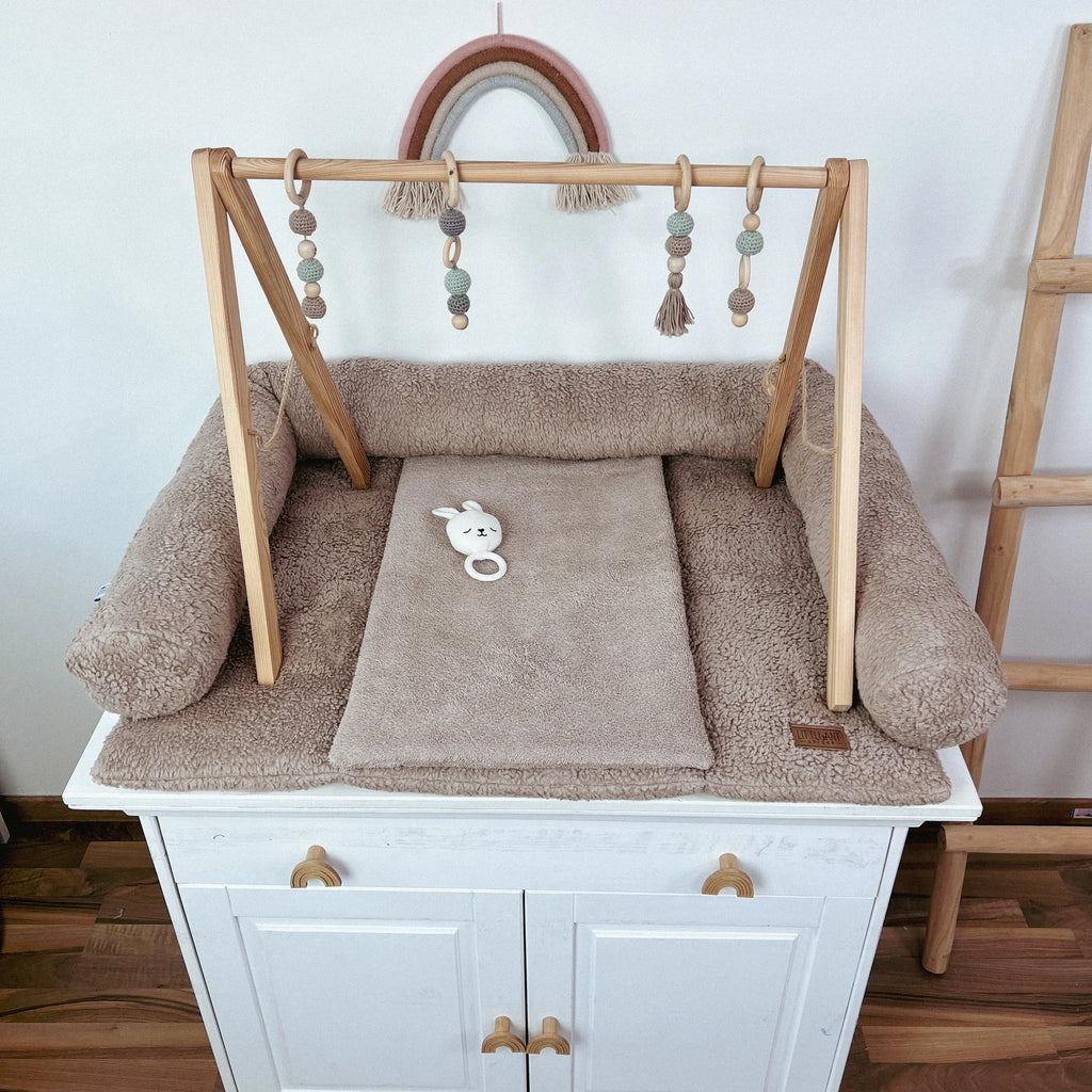 WICKELTISCHAUFLAGE TEDDY BEIGE