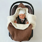 Einschlagdecke Camel Wollwalk/Teddy