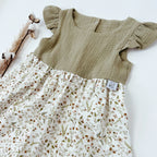 Kleid Baumwoll-Musselin Wildblume