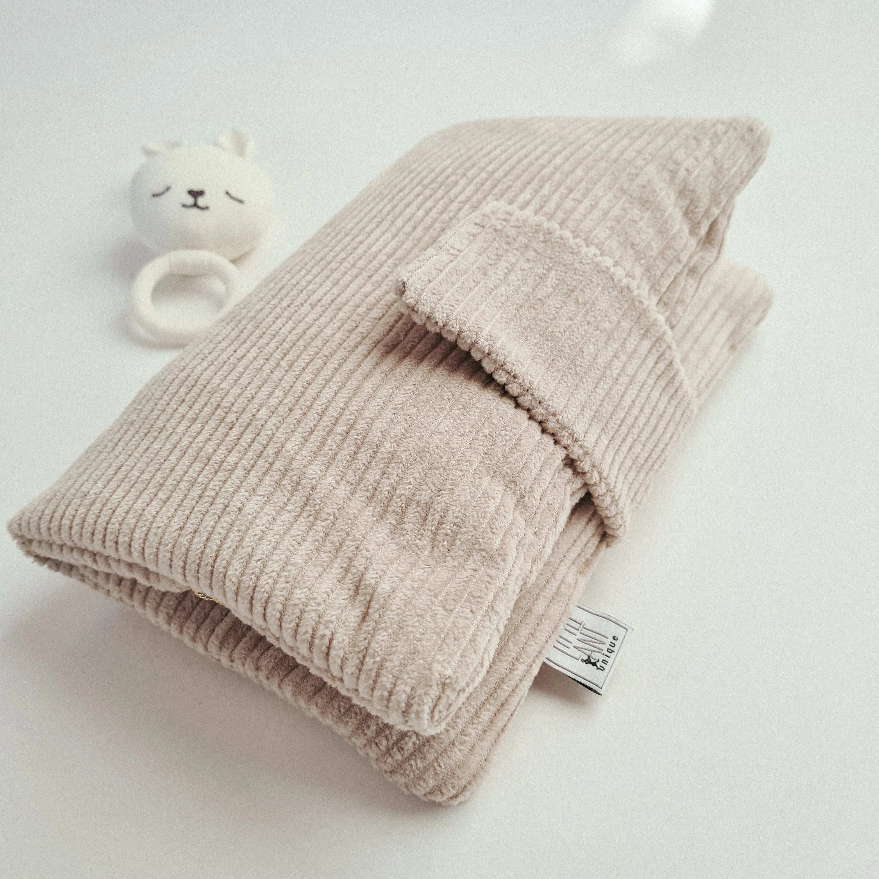 Wickeltasche Windeltasche Cord beige