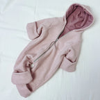 Bio Baumwoll Fleeceoverall rosa