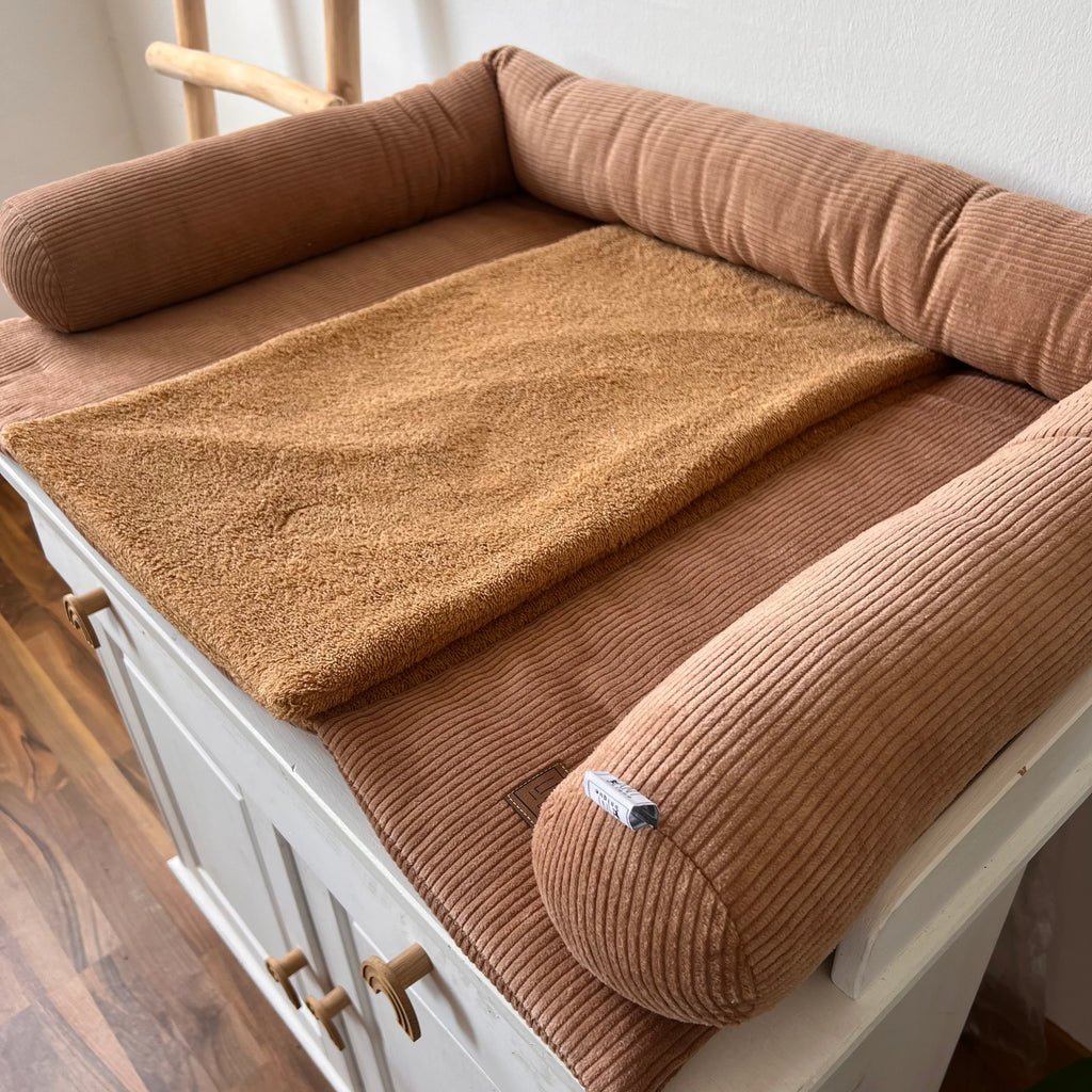 Bettschlange, Wickeltischumrandung cord camel
