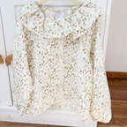 Bluse Baumwoll-Musselin Wildblume