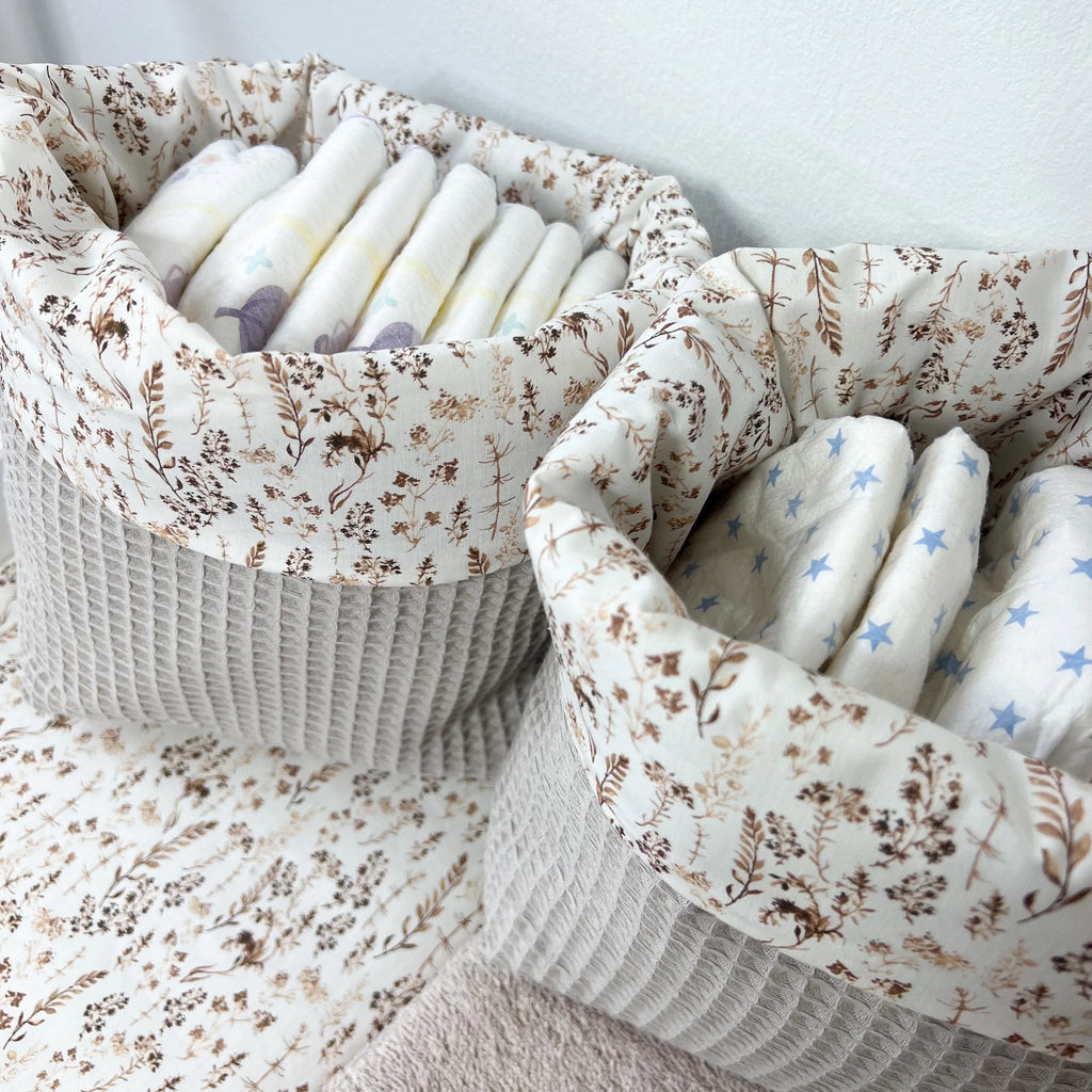 Utensilo Drygras mit Waffelpiqué beige