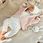 Newbornset Homecoming Bio-Baumwolle Rosa Pünktchen