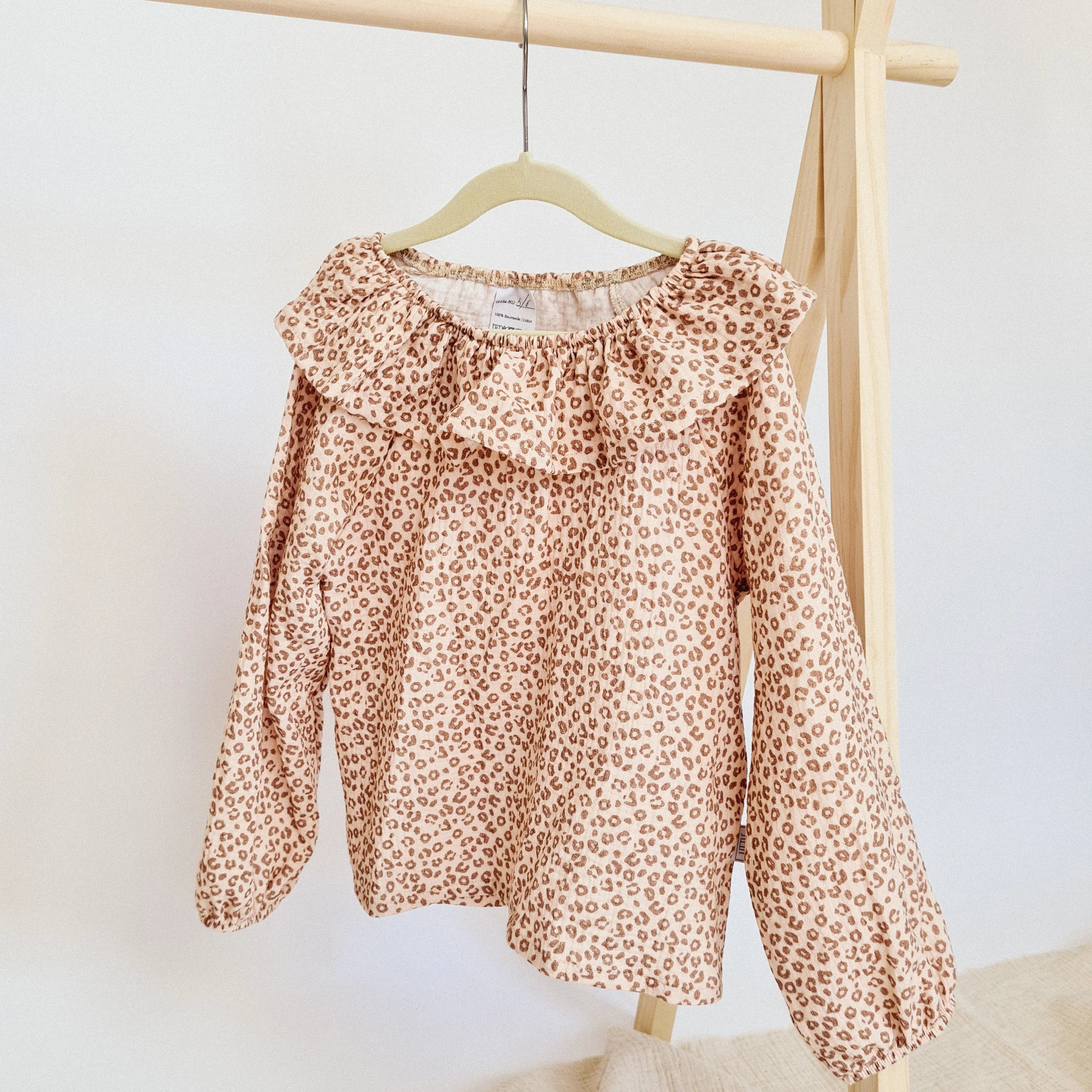 Bluse Baumwoll-Musselin Leo
