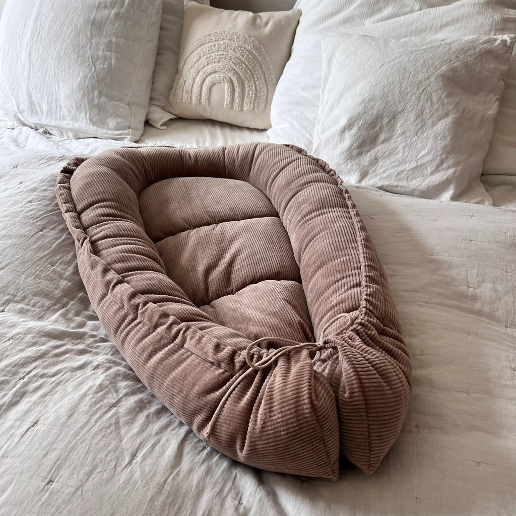 Nestchen Cord taupe