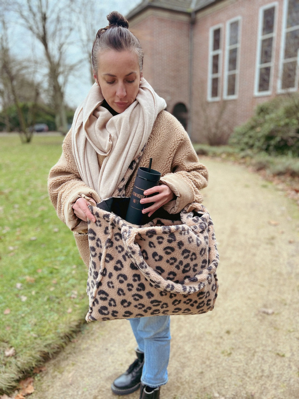 Wickeltasche I Shopper I Teddytasche Leo I Mommy Bag