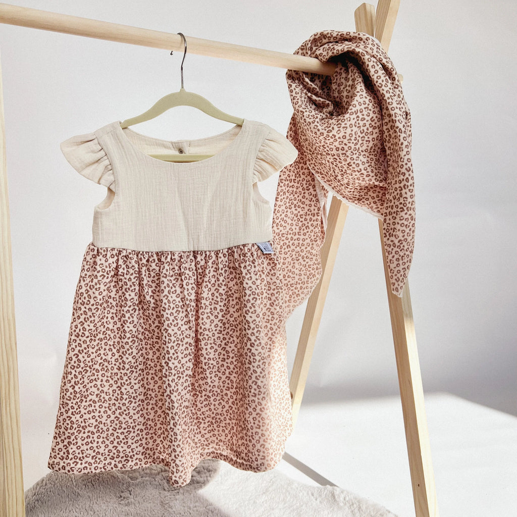 Kleid Baumwoll-Musselin Leo