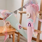 SCHULTÜTE ROSA GLITZER RAINBOW