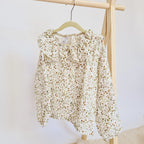 Bluse Baumwoll-Musselin Wildblume