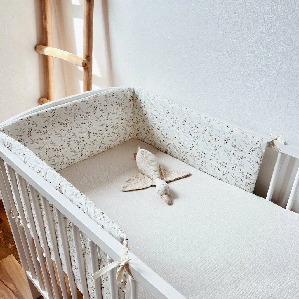 BABYBETTUMRANDUNG WEIDENKÄTZCHEN