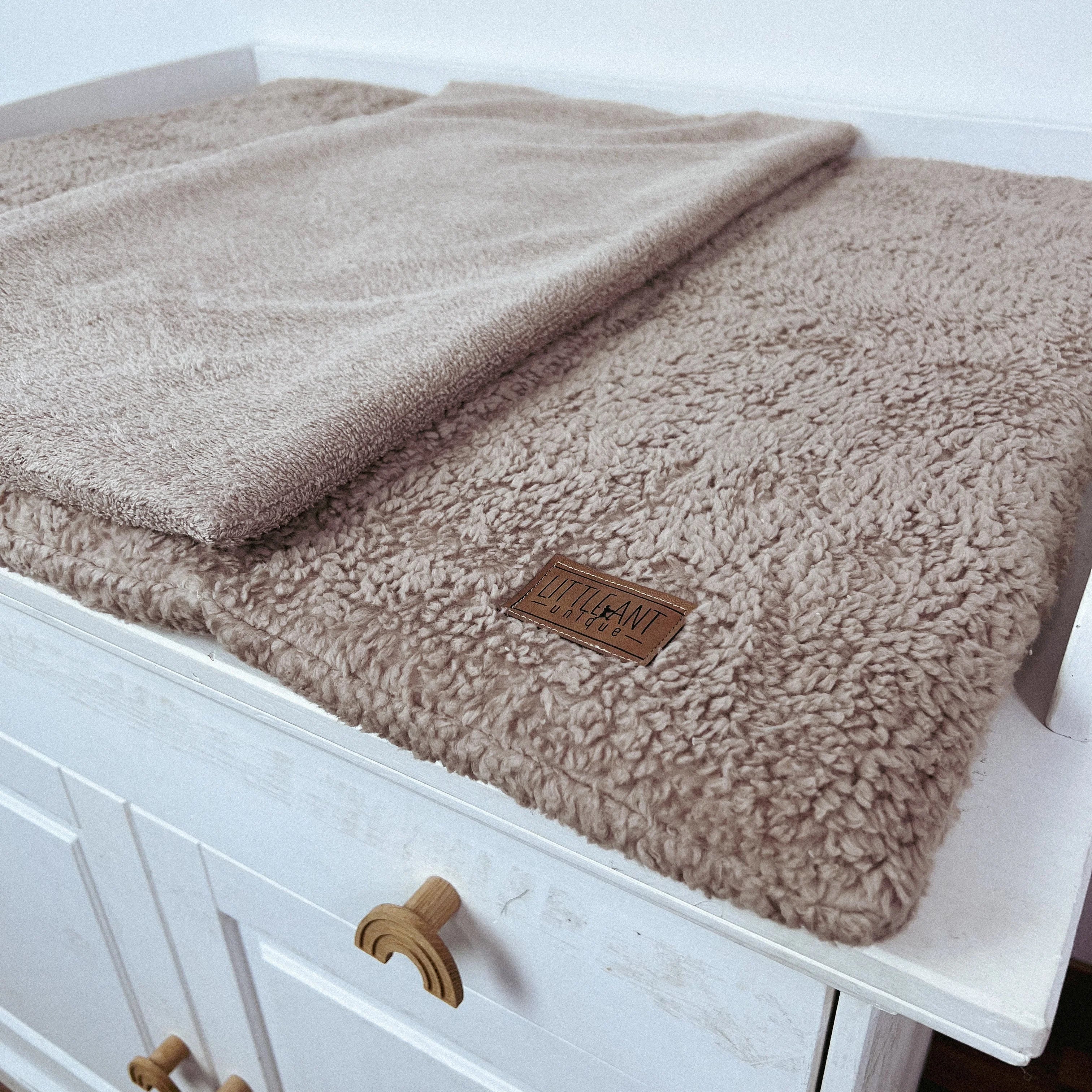 WICKELTISCHAUFLAGE TEDDY BEIGE