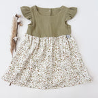 Kleid Baumwoll-Musselin Wildblume